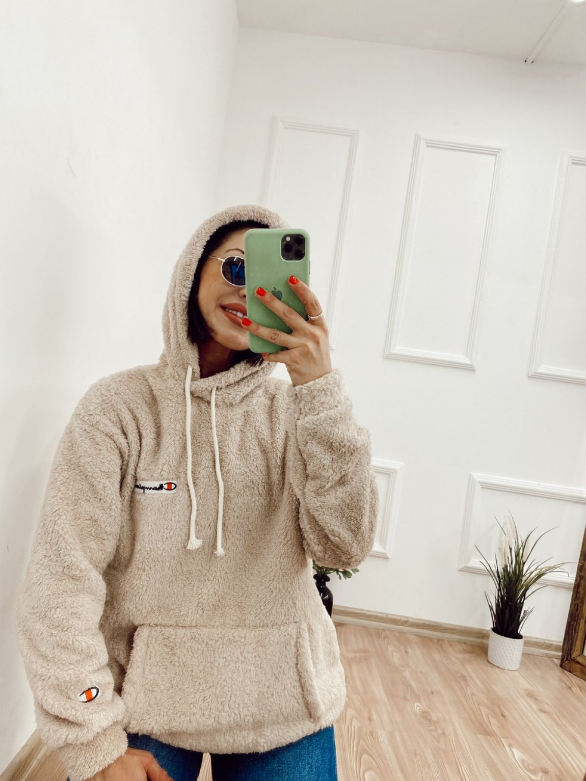 Champion hotsell kapşonlu sweatshirt